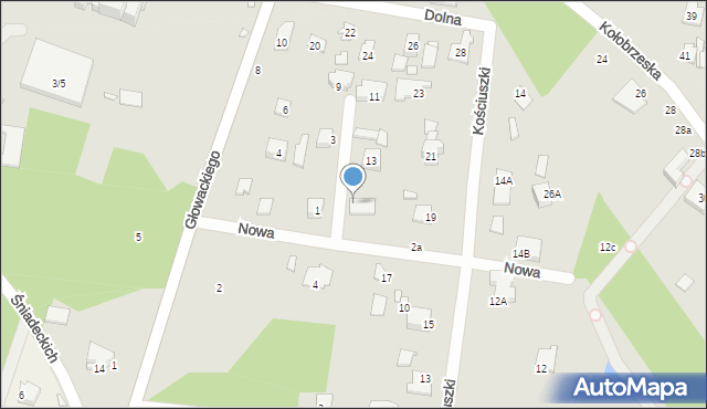 Konstancin-Jeziorna, Nowa, 15, mapa Konstancin-Jeziorna