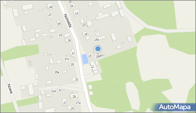 Korczew, Norwida Cypriana Kamila, 14A, mapa Korczew