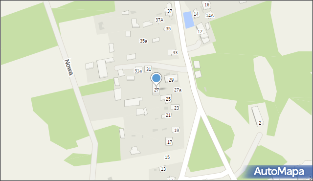 Korczew, Norwida Cypriana Kamila, 27, mapa Korczew