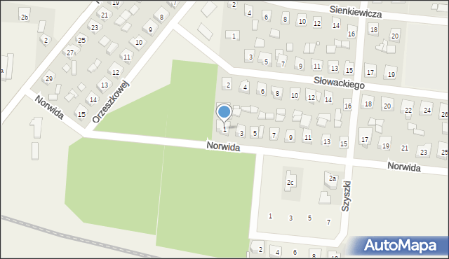 Kotlin, Norwida Cypriana Kamila, 1, mapa Kotlin
