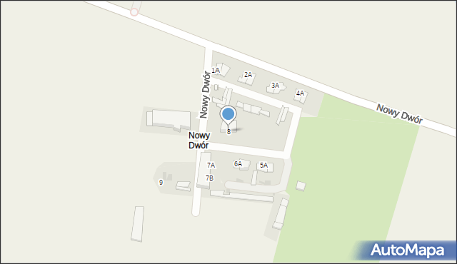 Kowalowice, Nowy Dwór, 8, mapa Kowalowice