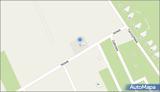 Krakowiany, Nowa, 6, mapa Krakowiany