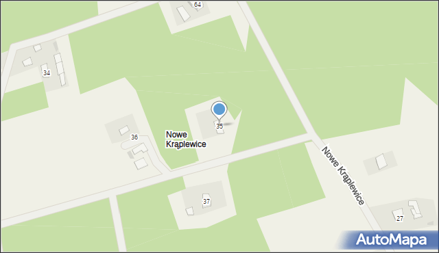 Krąplewice, Nowe Krąplewice, 35, mapa Krąplewice