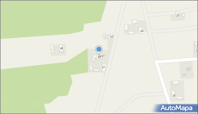Krąplewice, Nowe Krąplewice, 45, mapa Krąplewice