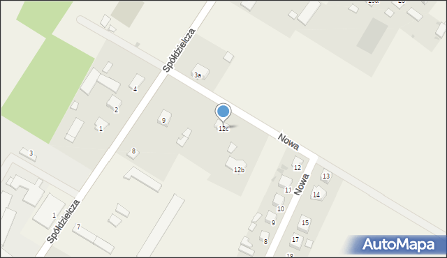 Krasocin, Nowa, 12c, mapa Krasocin