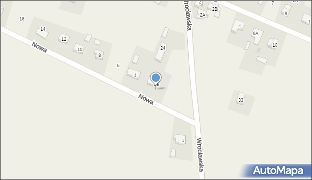 Krępice, Nowa, 2A, mapa Krępice