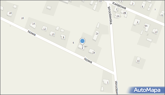 Krępice, Nowa, 4, mapa Krępice