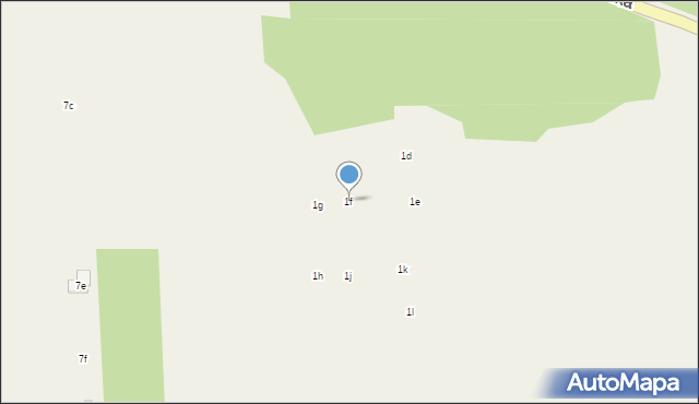 Krubin, Nowodworska, 1f, mapa Krubin