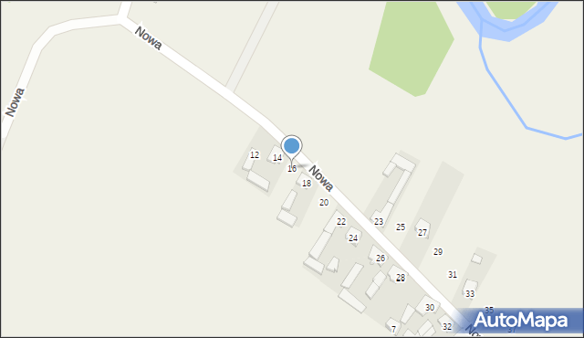 Kruszówiec, Nowa, 16, mapa Kruszówiec