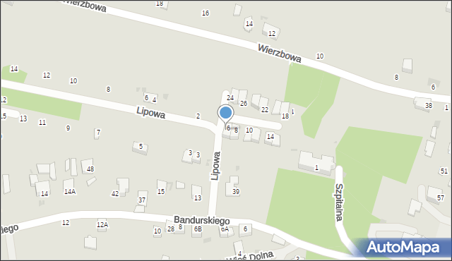 Krzeszowice, Nowa Wieś Dolna, 2, mapa Krzeszowice