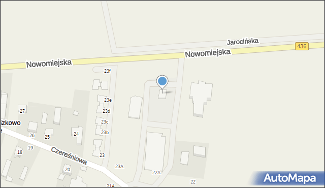 Książ Wielkopolski, Nowomiejska, 34, mapa Książ Wielkopolski