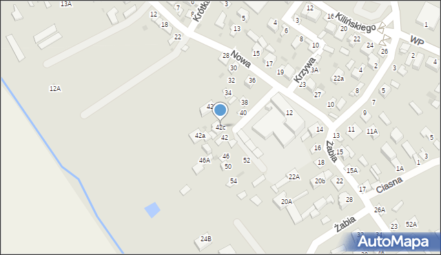 Kurów, Nowa, 42c, mapa Kurów