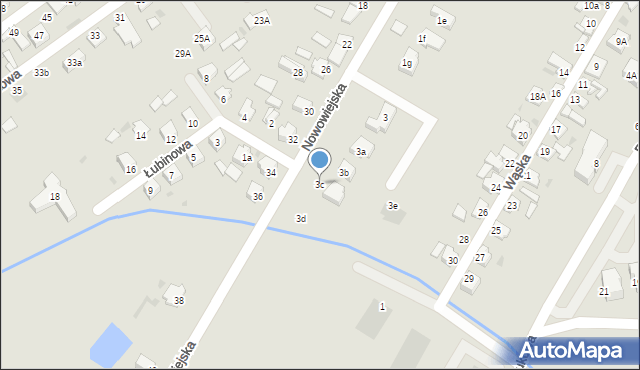 Kutno, Nowowiejska, 3c, mapa Kutno