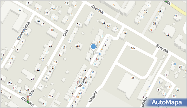 Kwidzyn, Nowa, 7, mapa Kwidzyn