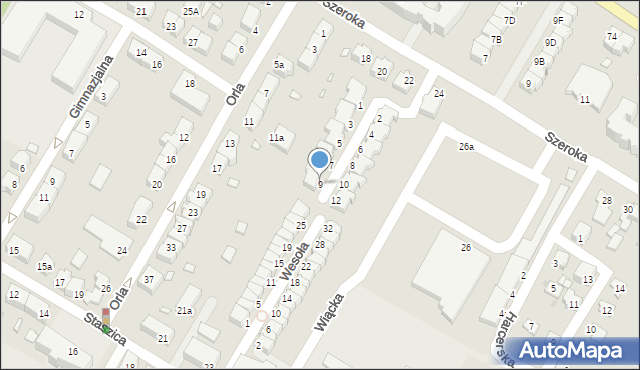 Kwidzyn, Nowa, 9, mapa Kwidzyn