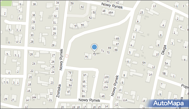 Łabiszyn, Nowy Rynek, 73, mapa Łabiszyn