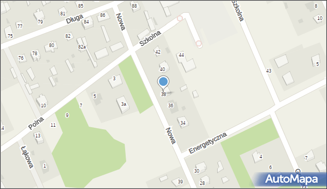 Laskowiec, Nowa, 38, mapa Laskowiec