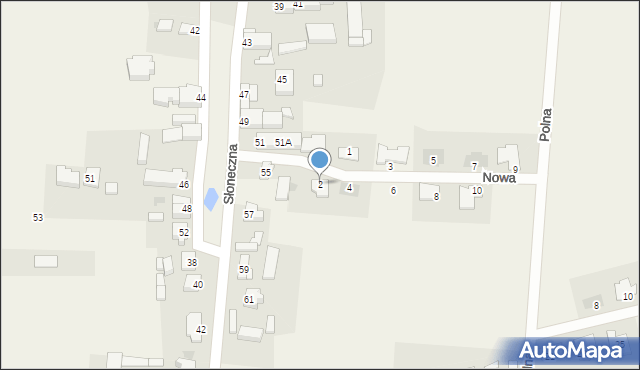Lasocice, Nowa, 2, mapa Lasocice