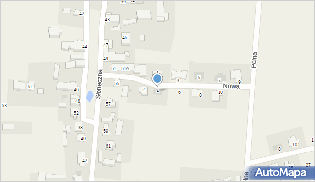 Lasocice, Nowa, 4, mapa Lasocice