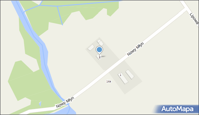 Łaziska, Nowy Młyn, 4, mapa Łaziska