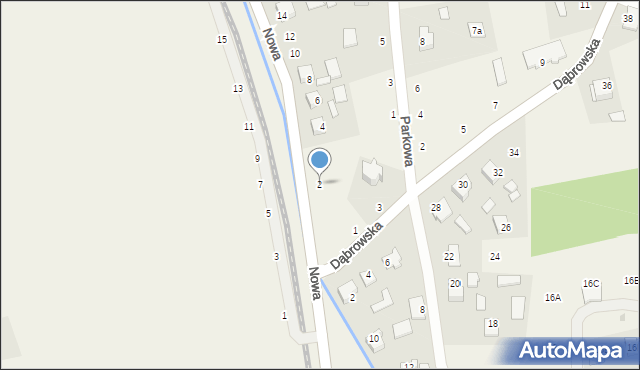 Łęg Tarnowski, Nowa, 2, mapa Łęg Tarnowski