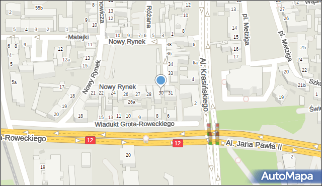 Leszno, Nowy Rynek, 30, mapa Leszno
