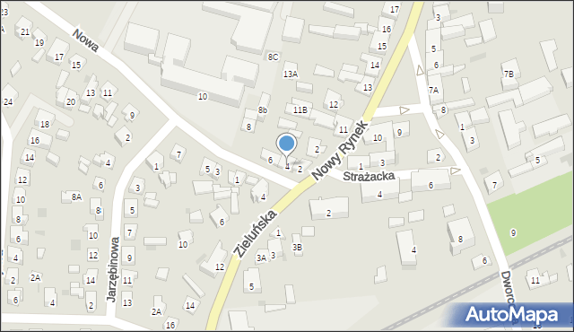 Lidzbark, Nowa, 4, mapa Lidzbark