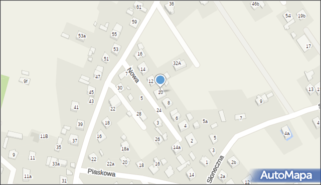 Lipinki, Nowa, 10, mapa Lipinki