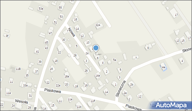 Lipinki, Nowa, 6a, mapa Lipinki