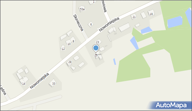 Lipowiec, Nowomiejska, 27, mapa Lipowiec