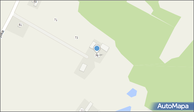 Lipowiec, Nowomiejska, 75, mapa Lipowiec