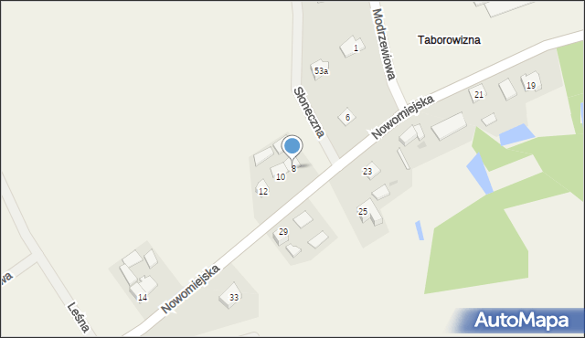 Lipowiec, Nowomiejska, 8, mapa Lipowiec