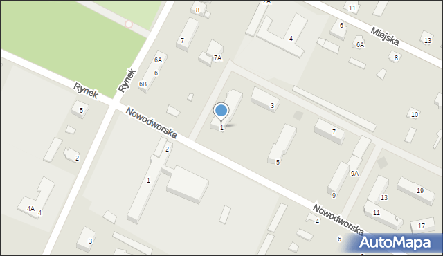 Lipsk, Nowodworska, 1, mapa Lipsk