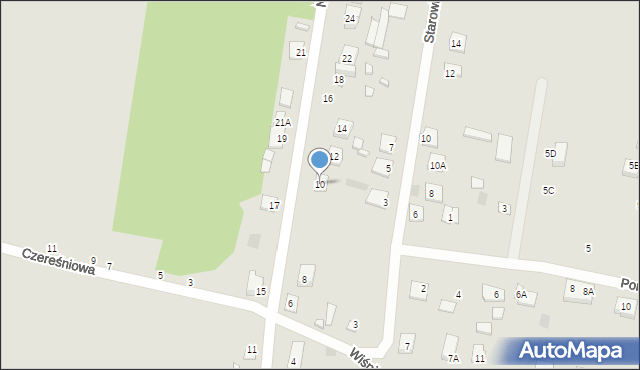 Łochów, Nowowiejska, 10, mapa Łochów