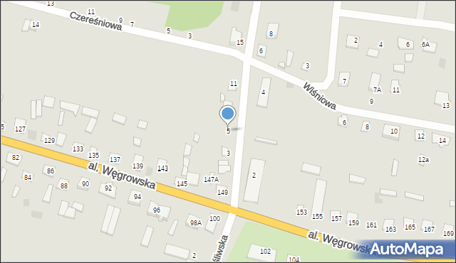 Łochów, Nowowiejska, 5, mapa Łochów