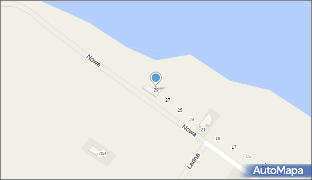 Łódź, Nowa, 29, mapa Łodzi