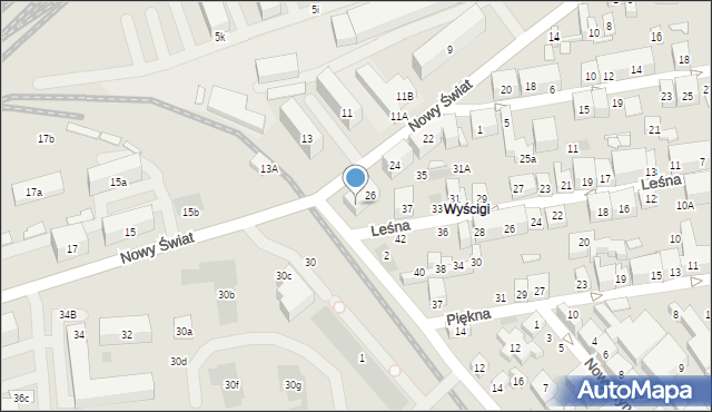 Lublin, Nowy Świat, 28, mapa Lublina