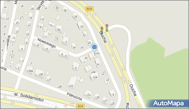 Lublin, Nowickiego Stanisława, płk., 2, mapa Lublina