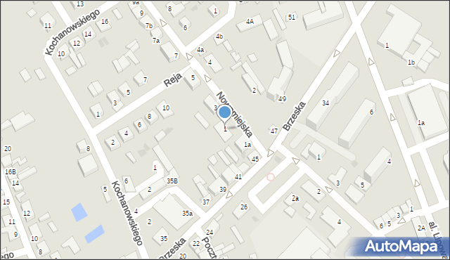 Lubraniec, Nowomiejska, 1, mapa Lubraniec