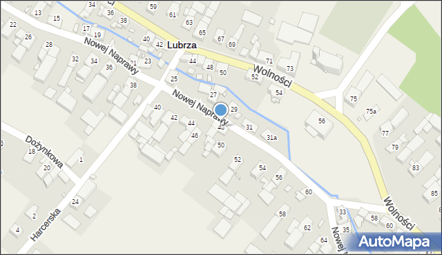 Lubrza, Nowej Naprawy, 48, mapa Lubrza