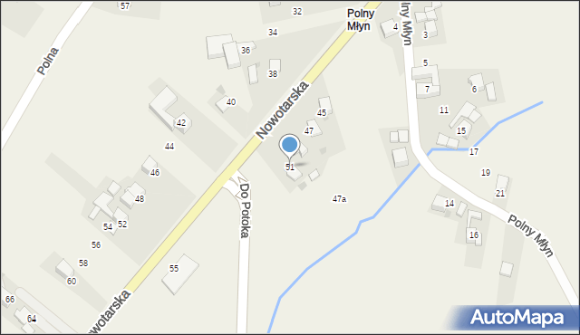 Ludźmierz, Nowotarska, 51, mapa Ludźmierz