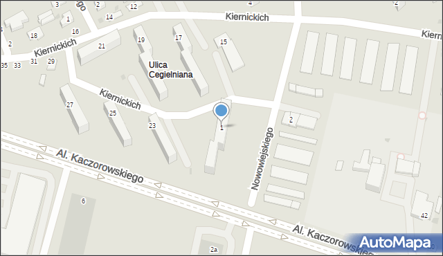 Łuków, Nowowiejskiego Jana, 1, mapa Łuków