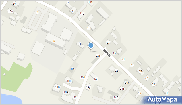 Lusowo, Nowa, 8e, mapa Lusowo
