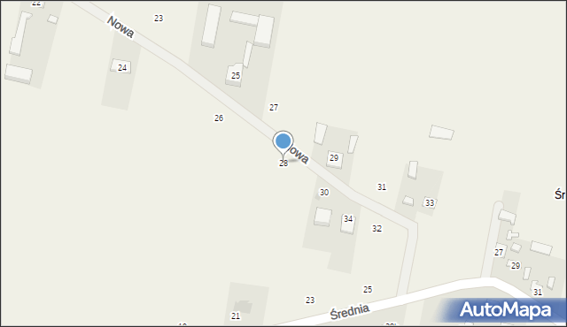 Maków, Nowa, 28, mapa Maków