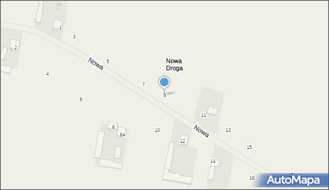 Maków, Nowa, 9, mapa Maków
