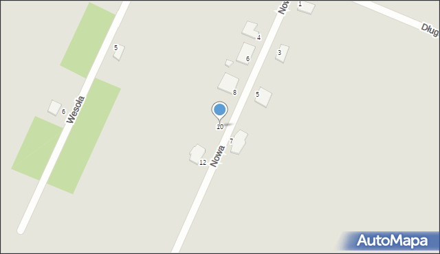 Maków Mazowiecki, Nowa, 10, mapa Maków Mazowiecki