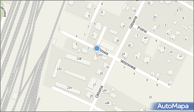 Maksymilianowo, Nowa, 1, mapa Maksymilianowo