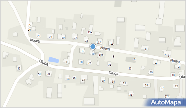 Malenin, Nowa, 10, mapa Malenin