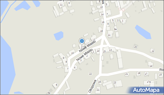 Margonin, Nowe Miasto, 11, mapa Margonin