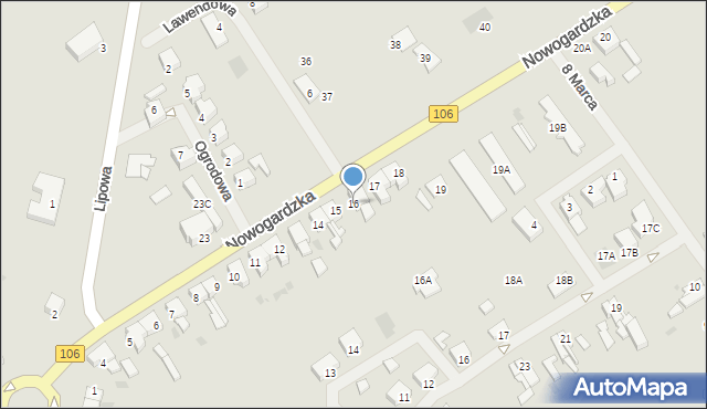 Maszewo, Nowogardzka, 16, mapa Maszewo